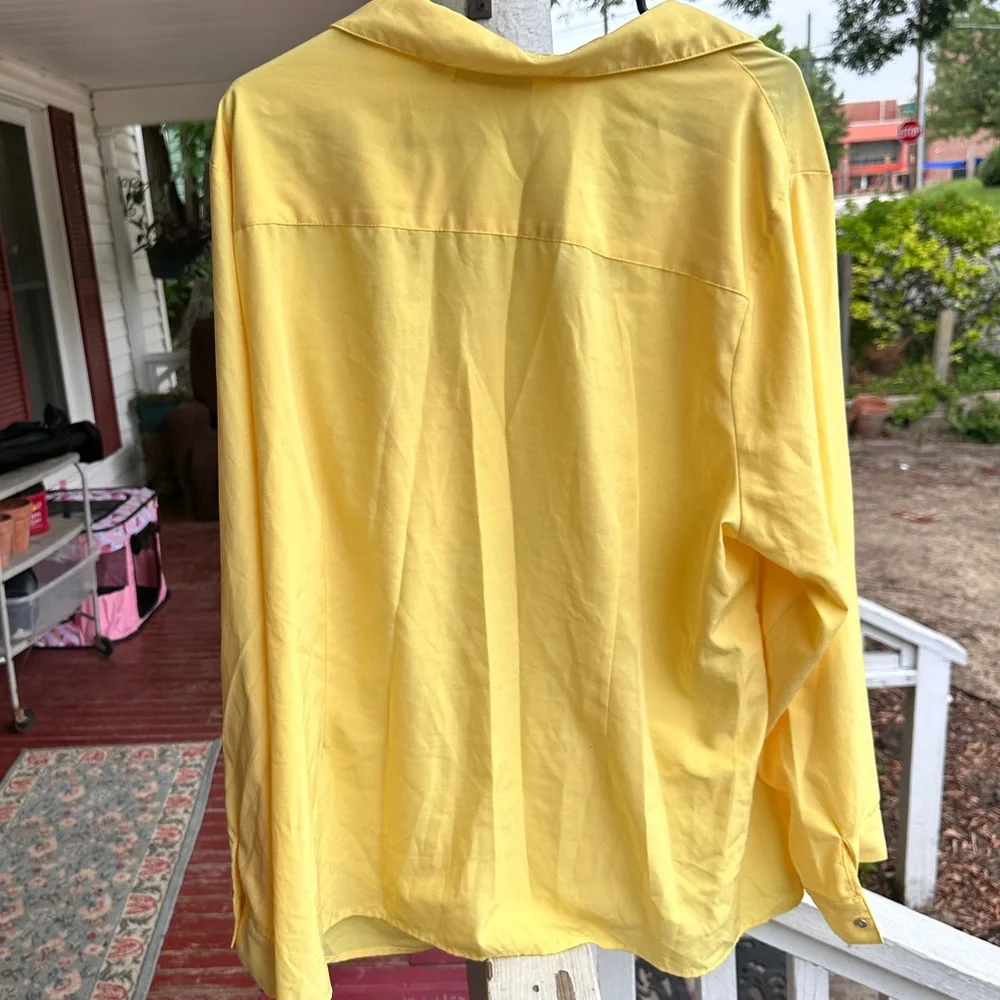 Yellow button up - Picture 2 of 3